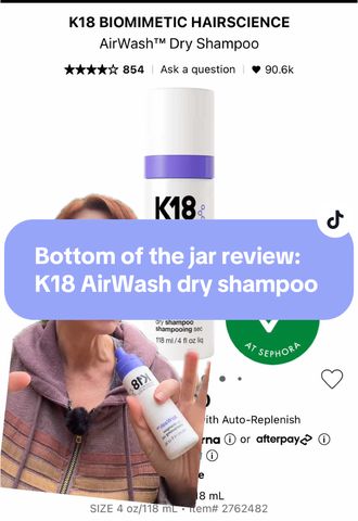K18 AirWash Dry Shampoo