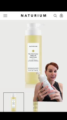 Naturium The Glow Getter Multi-Oil Hydrating Body Wash