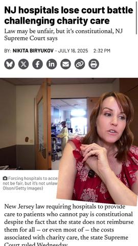 New Jersey Hospitals Just Lost a Court Battle Over Charity Care — Here's What It Means