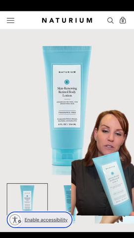 Naturium Skin-Renewing Retinol Body Lotion