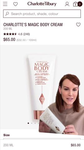 Charlotte Tilbury Magic Body Cream