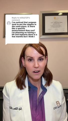 How Surgeons Decide Where to Put the Nipple in a Breast Lift or Reduction