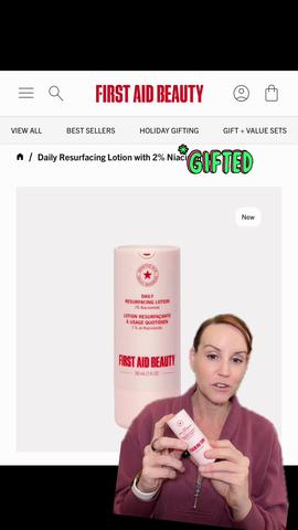 First Aid Beauty Daily Resurfacing Lotion with 2% Niacinamide