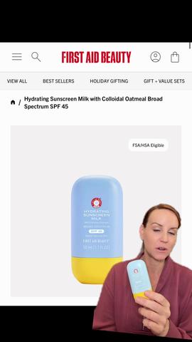 First Aid Beauty Hydrating Sunscreen Milk SPF 45
