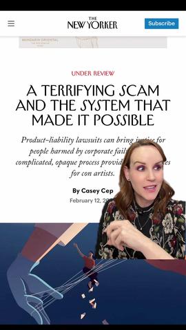 How Patients Are Being Exploited by Product Liability Schemes